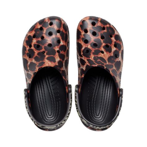 Zueco Crocs Classic Animal Remix Unisex Black/Multi-5