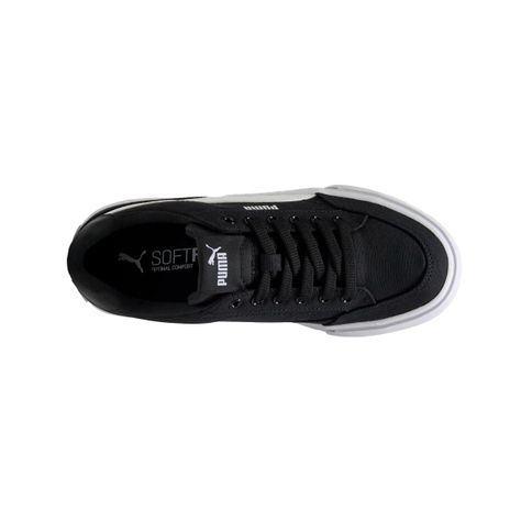 Zapatillas Mujer Court Classic Puma Negras/Blancas-4