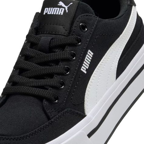 Zapatillas Mujer Court Classic Puma Negras/Blancas-5