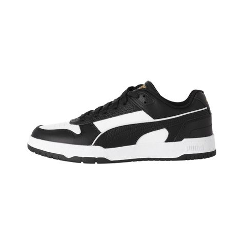 Zapatilla Puma Rebound Low Game Hombre Negras/Blancas-0