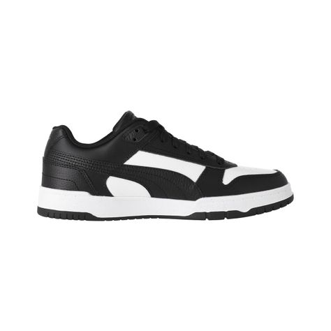 Zapatilla Puma Rebound Low Game Hombre Negras/Blancas-1
