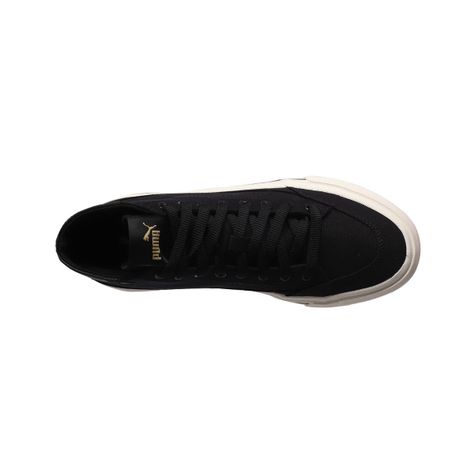 Zapatilla Puma Court Classic Vulc Mid Hombre Negras/Beige-4