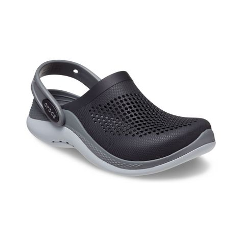 Zueco Crocs LiteRide 360 Niño Black/Grey-0
