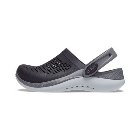 Zueco Crocs LiteRide 360 Niño Black/Grey-2