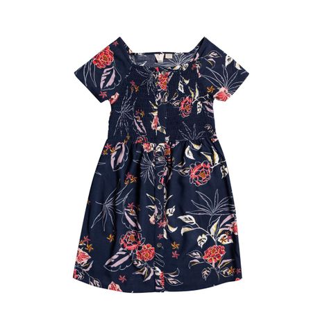 Vestido Roxy Piece Of Joy Niña Mood Indigo-0