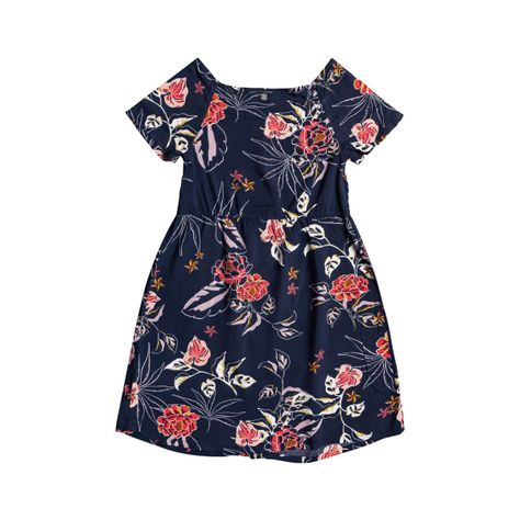 Vestido Roxy Piece Of Joy Niña Mood Indigo-1
