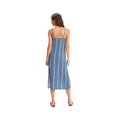 Vestido Roxy Promised Land Bijou Mujer Azul-2