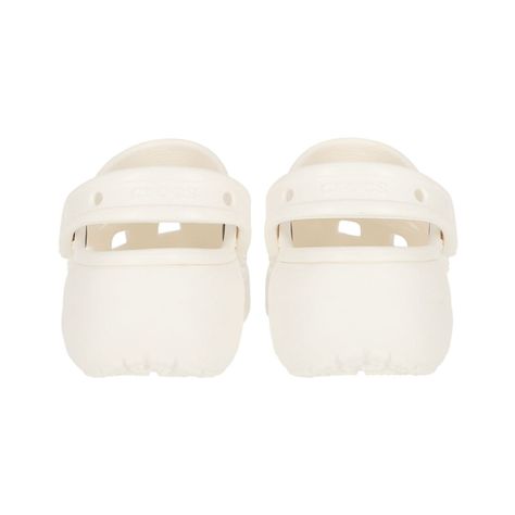 Zueco Crocs Classic Platform Mujer White-3