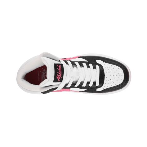 Zapatillas Joven Palermo Alphabet Blancas/Negras/Fucsias-4