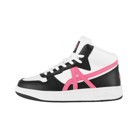 Zapatillas Joven Palermo Alphabet Blancas/Negras/Fucsias-1