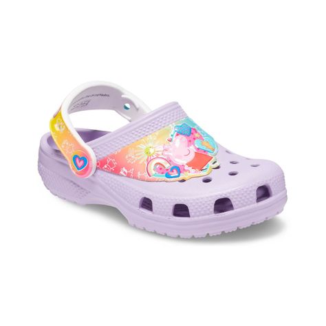 Zueco Crocs Classic Peppa Pig Niños TD Purple-0
