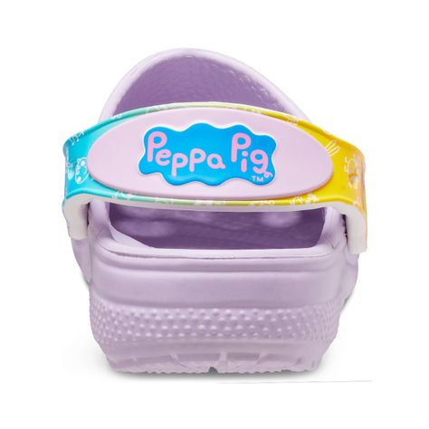 Zueco Crocs Classic Peppa Pig Niños TD Purple-4