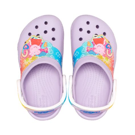 Zueco Crocs Classic Peppa Pig Niños TD Purple-5