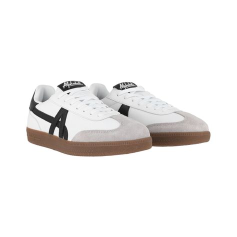Zapatillas Mujer Monterey 301 Alphabet Blancas/Negras-2