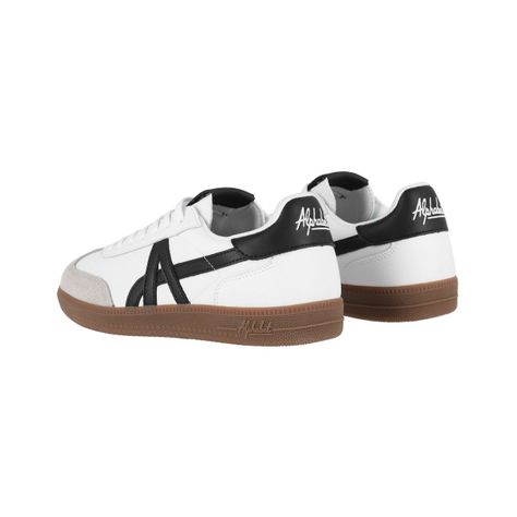 Zapatillas Mujer Monterey 301 Alphabet Blancas/Negras-3