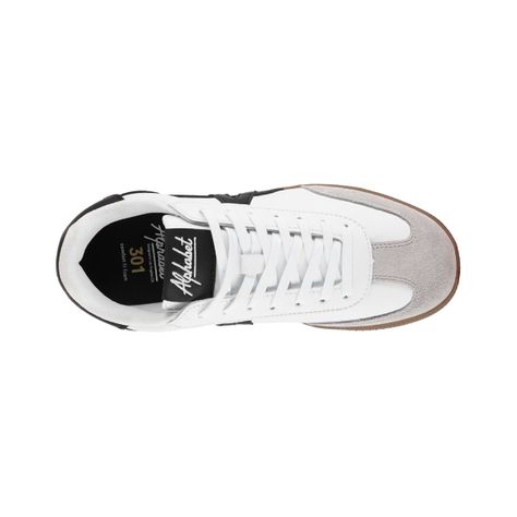 Zapatillas Mujer Monterey 301 Alphabet Blancas/Negras-4