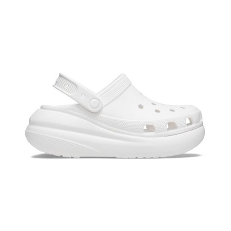 Zueco Crocs Classic Crush Mujer White-1