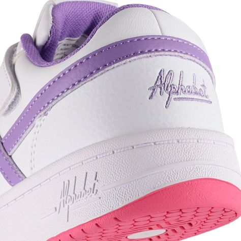 Zapatillas Niños Wattles Alphabet Blancas/Lilas-5