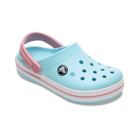 Zueco Crocs Crocband Bebé Ice Blue/White-0