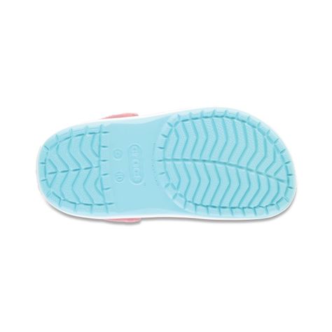 Zueco Crocs Crocband Bebé Ice Blue/White-3