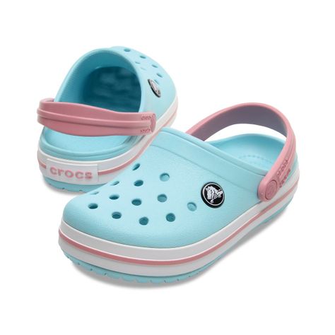 Zueco Crocs Crocband Bebé Ice Blue/White-6