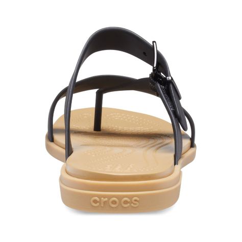 Sandalia Crocs Tulum Toe Post Sandal W Mujer Black/Tan-4