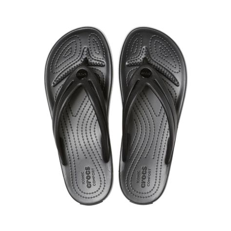 Sandalia Crocs Crocband Flip Mujer Black-5