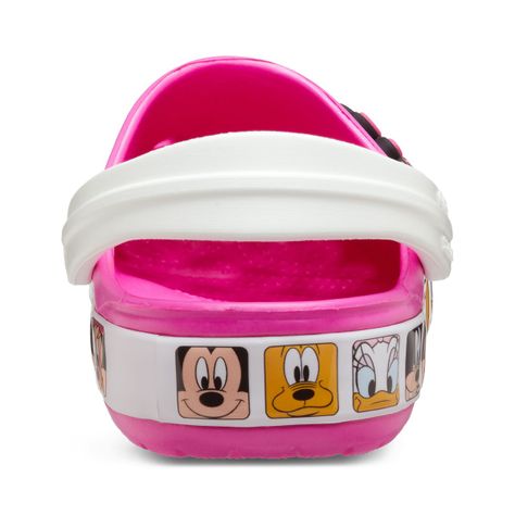 Zueco Crocs Fun Lab Minnie Mouse Band Niños TD Electric Pink-4