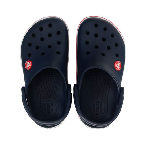 Zueco Crocs Crocband Niño Navy/Red-5