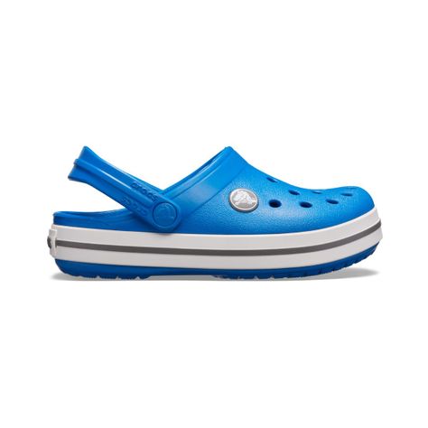 Zueco Crocs Crocband Niños TD Bright Cobalt/Charcoal-1