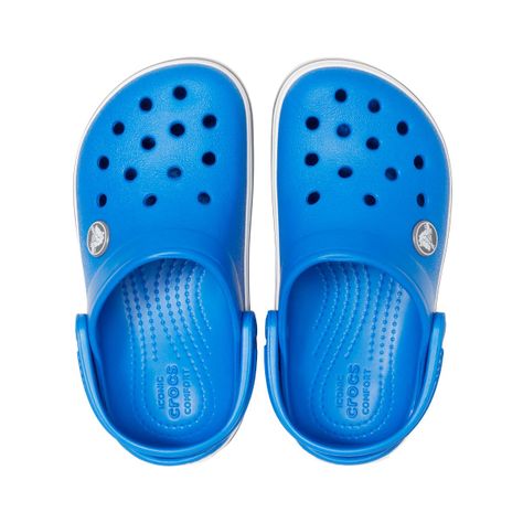 Zueco Crocs Crocband Niños TD Bright Cobalt/Charcoal-5