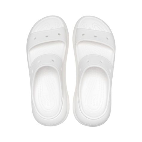 Sandalia Crocs Classic Crush Mujer White-5
