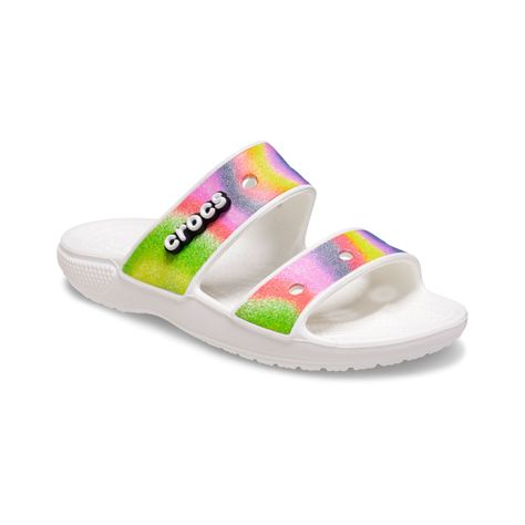 Sandalia Crocs Spray Dye Unisex White/Multi-0