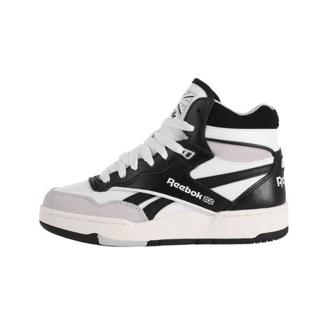 Zapatilla Reebok BB 4000 II Mid Niño Blancas/Negras-0