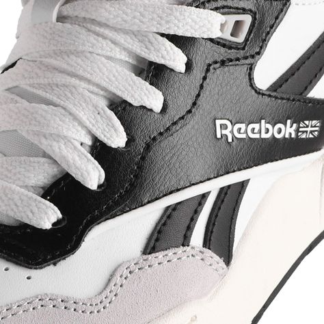 Zapatilla Reebok BB 4000 II Mid Niño Blancas/Negras-5
