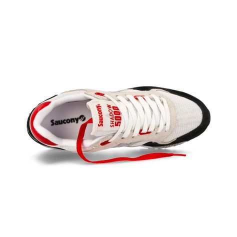 Zapatilla Saucony Shadow 5000 Hombre White/Black/Red-3