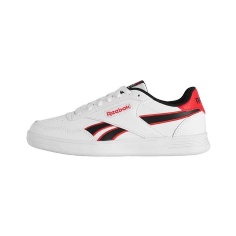 Zapatilla Reebok Court Advance Unisex Blancas/Negras/Rojas-0