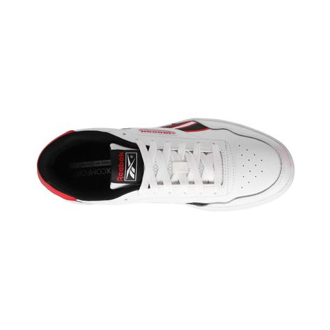 Zapatilla Reebok Court Advance Unisex Blancas/Negras/Rojas-4