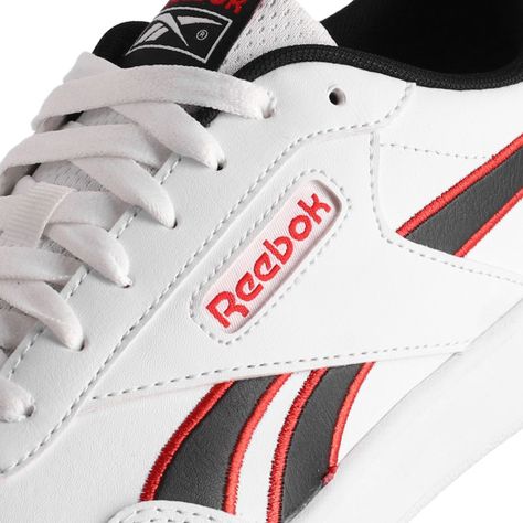 Zapatilla Reebok Court Advance Unisex Blancas/Negras/Rojas-5