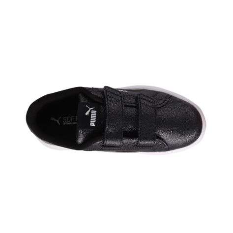 Zapatilla Puma Urbanas Smash 3.0 Glitz Glam Niño Negras-3