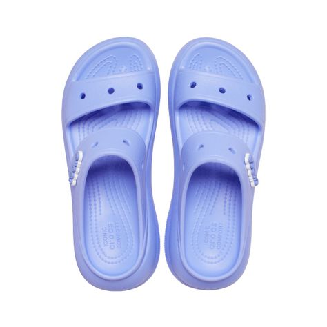 Sandalia Crocs Classic Crush Mujer Digital Violet-4