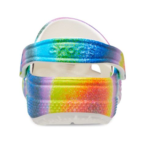 Zueco Crocs Classic Spray Dye Unisex White/Multi-4