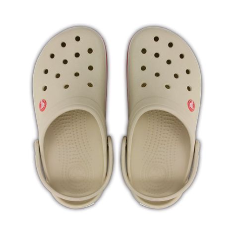 Zuecos Mujer Crocs Crocband Stucco/melon-5
