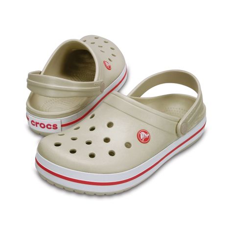 Zuecos Mujer Crocs Crocband Stucco/melon-6