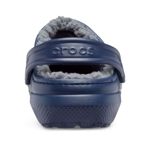 Zuecos Unisex Crocs Classic Lined Clog Navy/charcoal-3