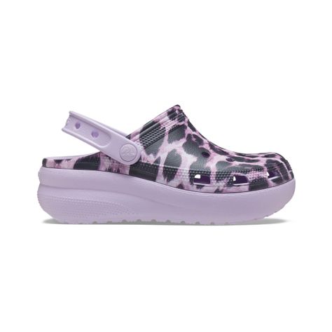 Zueco Crocs Classic Cutie Crush Niña Leopard-1
