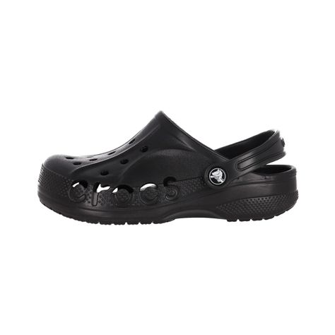 Zueco Crocs Baya Niños TD Negro-2