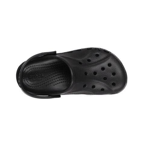 Zueco Crocs Baya Niños TD Negro-4