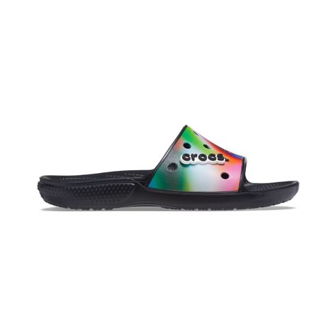 Sandalia Crocs Classic Solarized Unisex Black/Multi-1