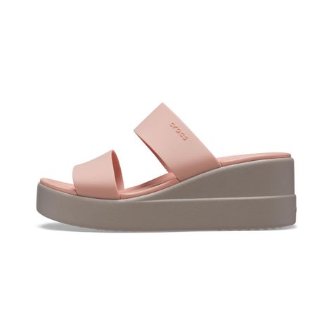Sandalia Crocs Brooklyn Mid Wedge Mujer Pale Blush-2